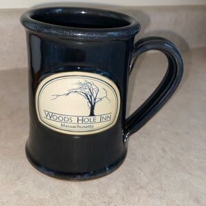 Deneen Pottery Hand Thrown Woods Hole Inn Massachusetts Coffee Mug